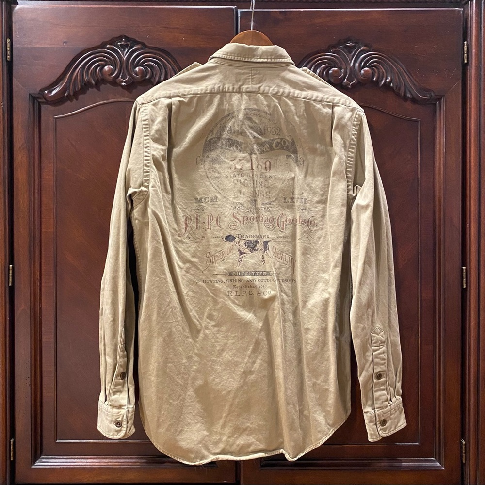 Polo Ralph Lauren Button Down Shirt with Back Print